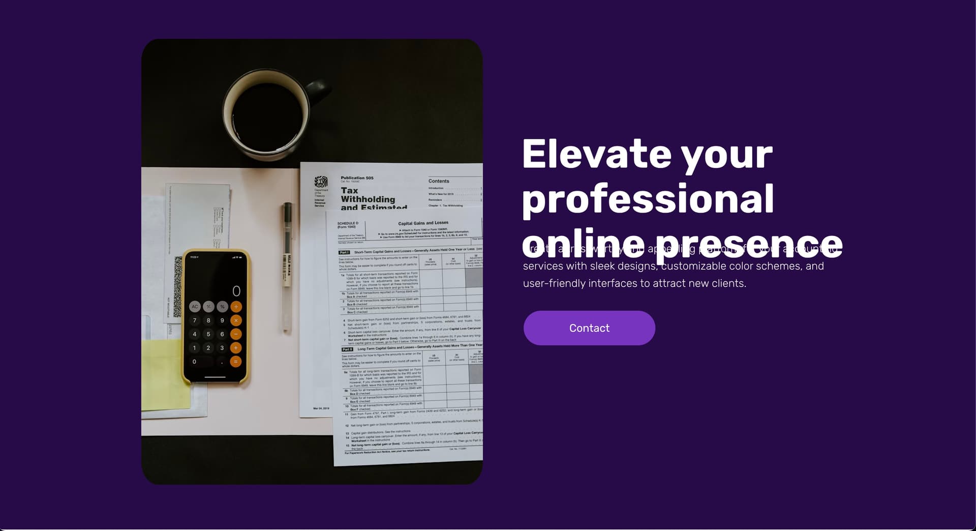 Accounting & Finance website project by SysCred