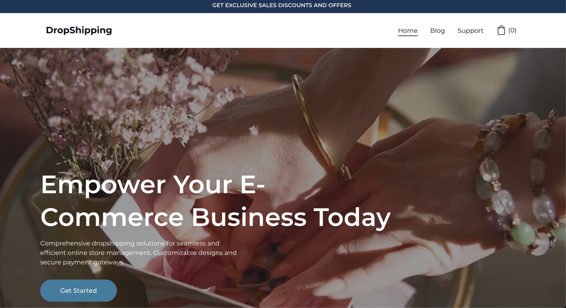 Dropshipping Store website project by SysCred