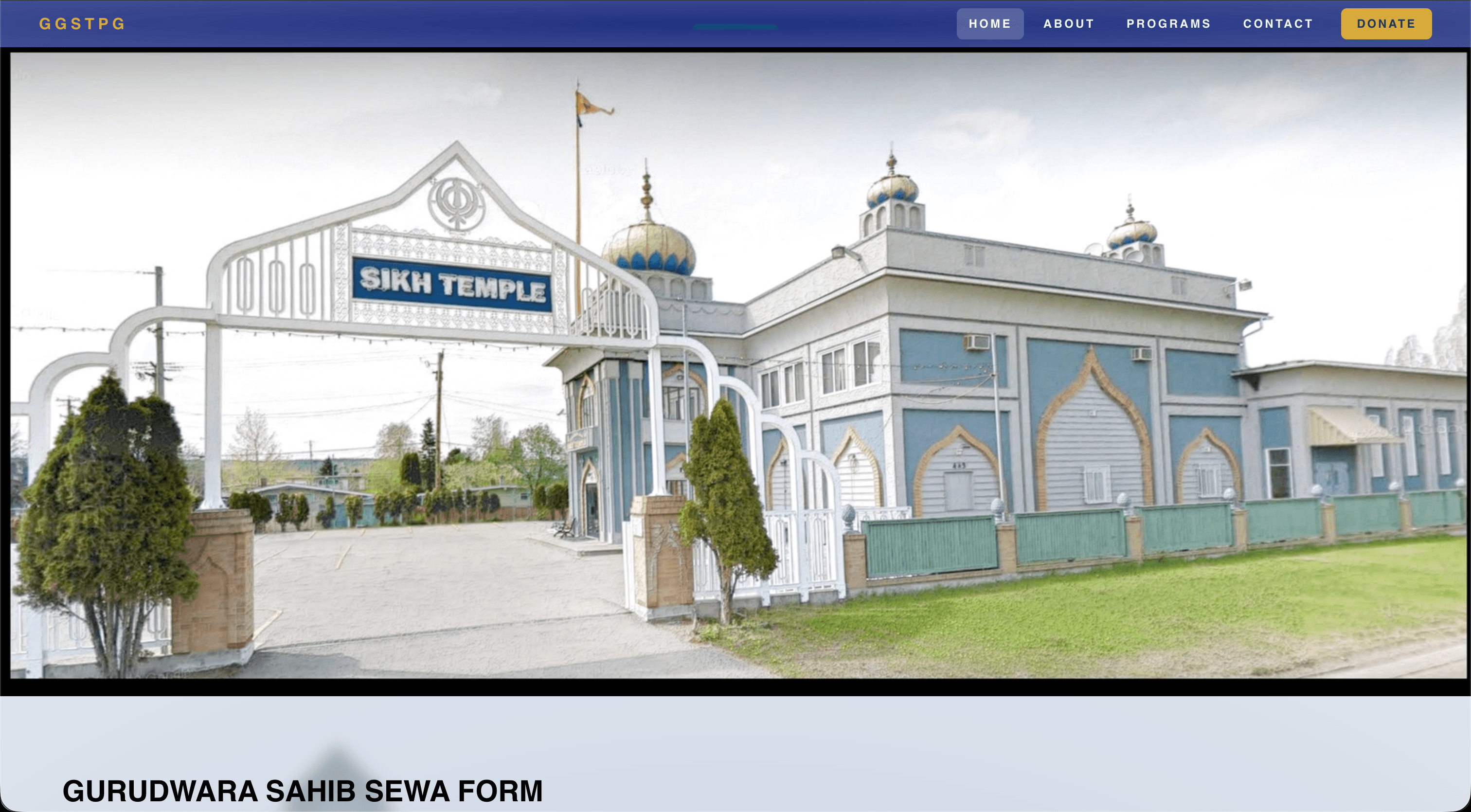 Gurughar Website — SYS CRED case study